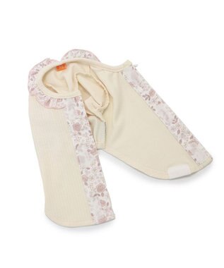 PET PARADISE 花柄 フリル 背中開き Tシャツ 小型犬 白~オフホワイト