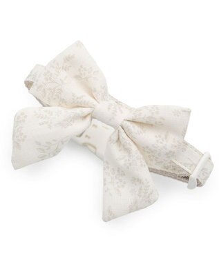 PET PARADISE ペットパラダイス 花柄りぼん 首輪 Ｓ 小型犬 オフホワイト