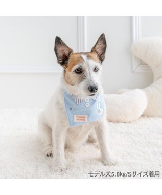 PET PARADISE ペットパラダイス やさしい スタイ 《気球柄》 小型犬 ライトブルー