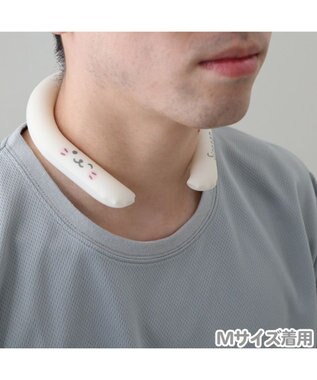 Mother garden しろたん 28℃クールリング 《顔ぼん柄》 【Mサイズ 】 ホワイト