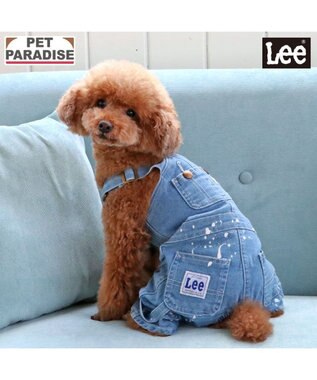 PET PARADISE Ｌｅｅ ペイント デニム オーバーオール 小型犬