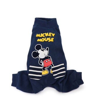 PET PARADISE ディズニー ミッキーマウス ペティヒート ロンパース 小型犬 紺（ネイビー・インディゴ）