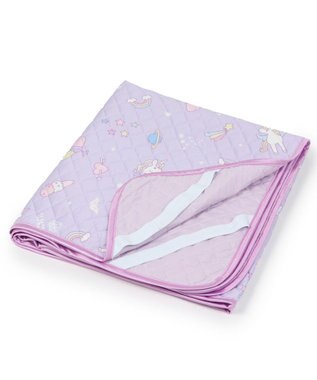 Mother garden マザーガーデン ユニコーン  クール敷パッド 100×200cm ポップ柄 ピンク(濃)