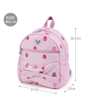 Mother garden マザーガーデン 野いちご 子供用 リュックサック 【Sサイズ】 《レトロストロベリー柄》 レトロストロベリー柄