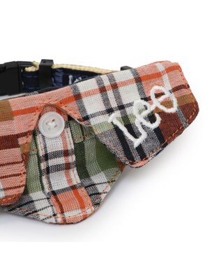 PET PARADISE Lee チェック襟付首輪 SS 小型犬 マドラスチェック