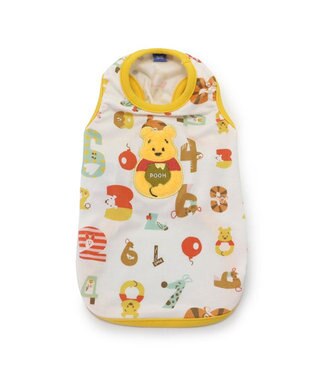 PET PARADISE ディズニー くまのプーさん ペティヒート タンクトップ 数字柄 小型犬 黄