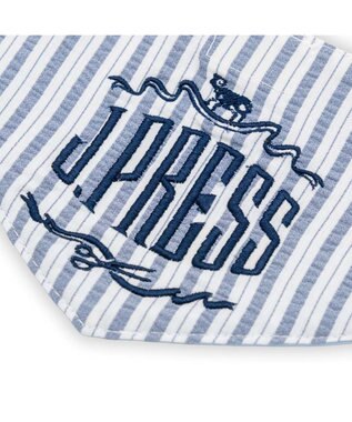 PET PARADISE J.PRESS クールバンダナ 《ストライプ柄》 小型犬 ライトブルー