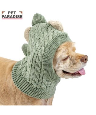 PET PARADISE ペットパラダイス ニット 帽子 《恐竜》 中型犬 大型犬