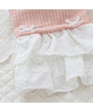 PET PARADISE ペットパラダイス ナチュラル ワンピース 《小花》 小型犬 ピンク×ホワイト