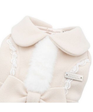 PET PARADISE cherircouture バックリボンコート 小型犬 ベージュ