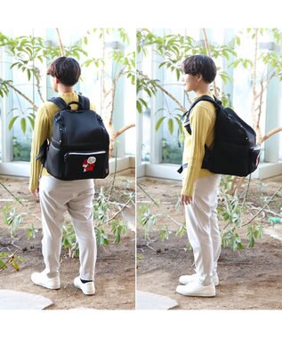 PET PARADISE スヌーピー メッシュ リュック 小型犬 ブラック