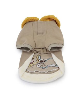 PET PARADISE ディズニー くまのプーさん ドリームトレーナー 耳付き襟 小型犬 黄