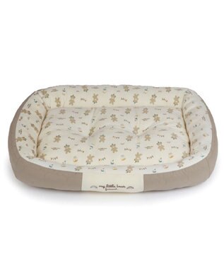 PET PARADISE ペットパラダイス くまちゃん キルトカドラー L 78×56cm ブラウン