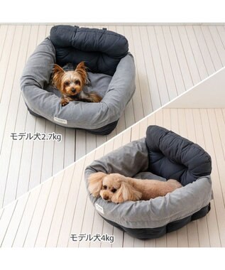 PET PARADISE ペットパラダイス ドライブカドラー 《キルティング》 Ｍ ブラック