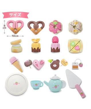 Mother garden マザーガーデン 木製 おままごと スウィーツBOX -