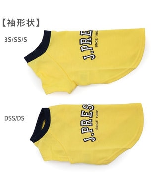 PET PARADISE J.PRESS カレッジ Tシャツ 小型犬 イエロー