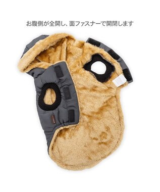 PET PARADISE ペットパラダイス 防寒フード付コート 小型犬 ブラック