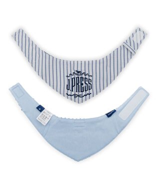 PET PARADISE J.PRESS クールバンダナ 《ストライプ柄》 中型犬 ライトブルー