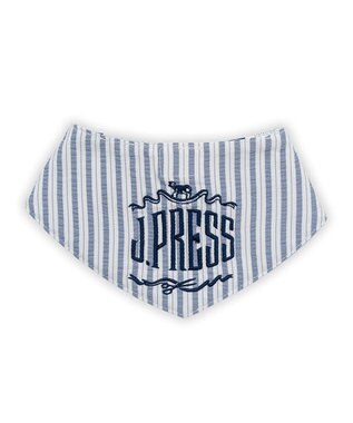 PET PARADISE J.PRESS クールバンダナ 《ストライプ柄》 中型犬 ライトブルー