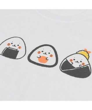 Mother garden しろたん Tシャツ 半袖  《おにぎり柄》 ユニセックス おにぎり柄