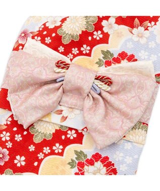 PET PARADISE ペットパラダイス 菊 牡丹 着物 中型犬 大型犬 レッド