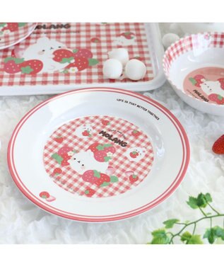 Mother garden マザーガーデン MOLANG モラン メラミン食器 丸皿 大 径20cm -