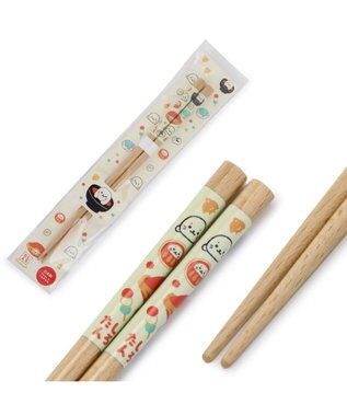 Mother garden しろたん 木製箸 21㎝《和菓子柄》 和菓子柄