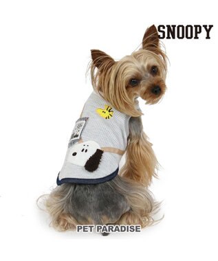 PET PARADISE スヌーピー ポーチ タンクトップ 《グレー》【小型犬】