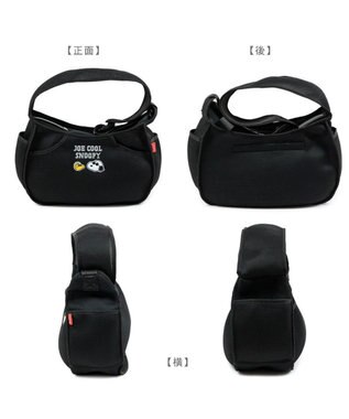 PET PARADISE スヌーピー ジョークール メッシュスリング S 超小型犬 約1.5~4kg ブラック