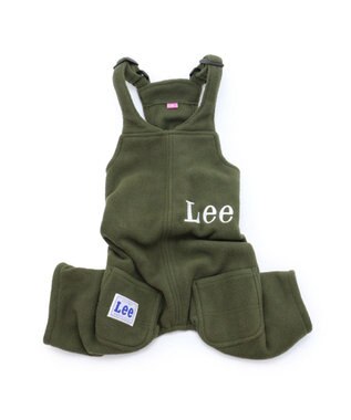 PET PARADISE 犬 服 Ｌｅｅ フリース オーバーオール パンツつなぎ 【小型犬】 カーキ