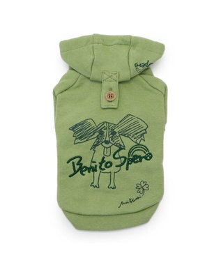 PET PARADISE ペットパラダイス Mai Kuraki ベニート パーカー 《オリーブ》 中型犬 オリーブ
