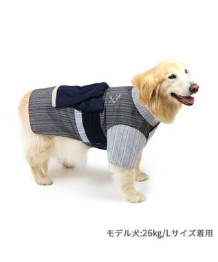 ペットパラダイス 黒白 浴衣 とんぼ刺繍 小型犬 / PET PARADISE