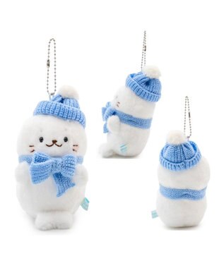 Mother garden しろたん ニットコーデ キーホルダー 《しろたん》 単品 しろたん