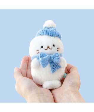 Mother garden しろたん ニットコーデ キーホルダー 《しろたん》 単品 しろたん