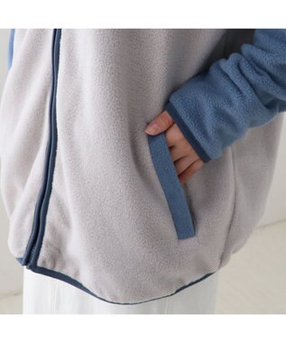 Mother garden しろたん フリース ジャケット ユニセックス Sサイズ/Mサイズ/Lサイズ 青