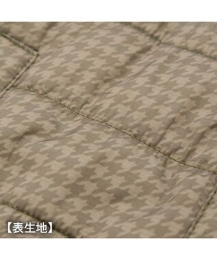 PET PARADISE ペットパラダイス 防寒コート 《千鳥柄》 中型犬 大型犬 カーキ
