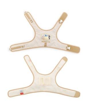 PET PARADISE リサとガスパール 保冷剤付き クール ハーネス 《シトラス柄》  ＳＭ 中型犬 ベージュ