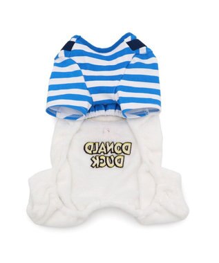 PET PARADISE ディズニー ドナルドダック 顔 ふわ パンツ上下 小型犬 ホワイト