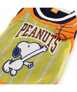 PET PARADISE スヌーピー バスケット Ｔシャツ 接触冷感《イエロー》 小型犬 イエロー×ブラック