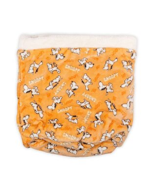 PET PARADISE スヌーピー 遠赤外線 筒型 寝袋 《てくてく》 Ｓ オレンジ