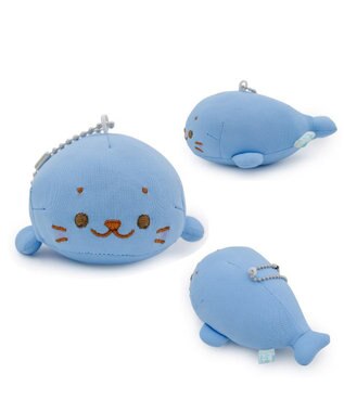 Mother garden しろたん クール キーホルダー 《青色》 単品 青色