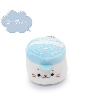 Mother garden しろたん 白いもの マスコットキーホルダー 《ヨーグルト》 単品 ヨーグルトキーホルダー