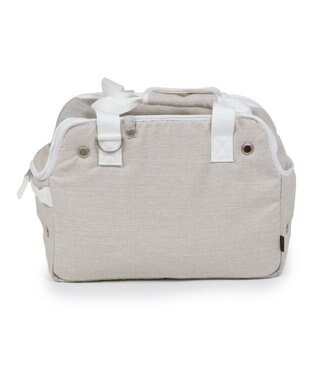 PET PARADISE ペットパラダイス 四角キャリーバッグ  小型犬 パイピング ベージュ