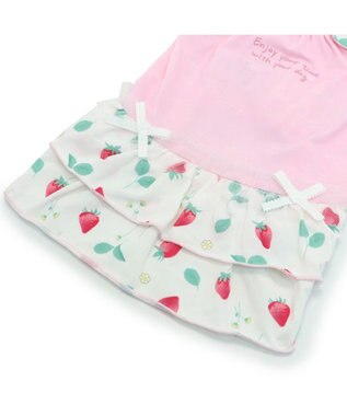 PET PARADISE ペットパラダイス 接触冷感 ワンピース 《いちご柄》 中型犬 大型犬 いちご柄