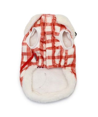 PET PARADISE スヌーピー ハートボアベスト  中型犬 ホワイト×レッド