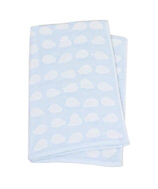 Mother garden しろたん いっぱい柄 6重ガーゼ バスタオル バスタオル