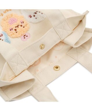 Mother garden しろたん サガラ トートバッグ 《お友だち柄》 ベージュ