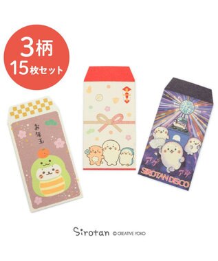 Mother garden しろたん 和紙ぽち袋セット 《巳年・アゲてる・お友達水引》 3柄×各5枚 その他