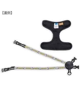 PET PARADISE スヌーピー ＪOE COOL 反射 2way ハーネス Ｍ グレー