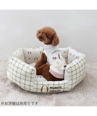 PET PARADISE スヌーピー カドラー 《クッキー柄》 64×48cm クッキー柄